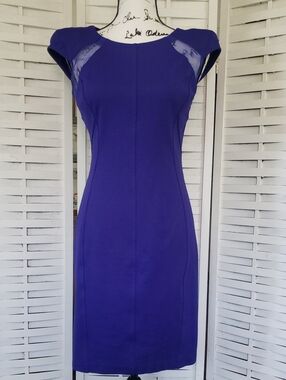 Ted Baker Royal Purple Midi Dress
